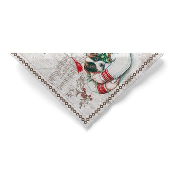 Serviette de Noël Chiot en tissu 40 x 40 cm, 100 pièces 4