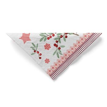 Serviette de Noël Country Xmas en tissu 40 x 40 cm, 100 pièces 4