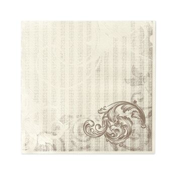 Serviette de table Tissue Deluxe® cerf, 4 plis, 40 x 40 cm, 50 pièces 2