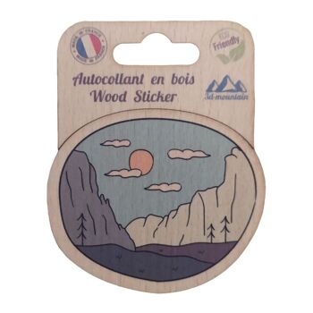Stickers en bois "canyon" 1