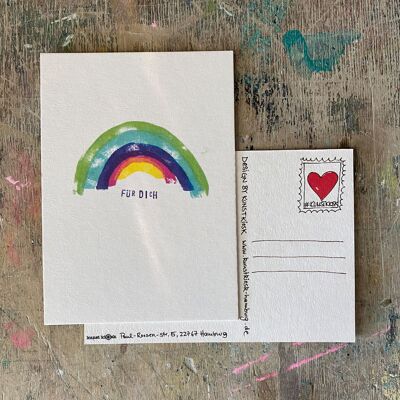 Postcard "Rainbow For You"