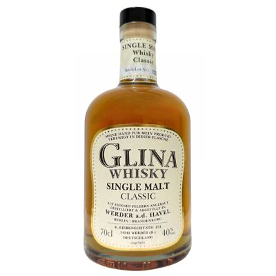Whisky Glina Single Malt Clásico 0.7L