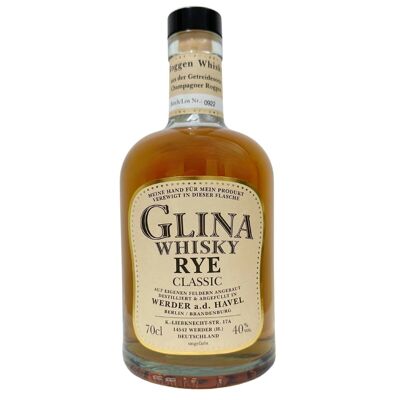 Glina Whisky Seigle Classique 0.7L