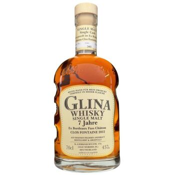Glina Whisky Single Malt Bordeaux Cask 7ans 0.7L 1