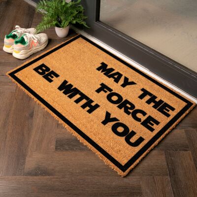 May The Force Be With You Country Size Coir Doormat
