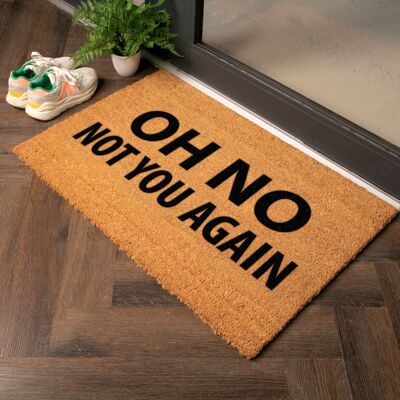 Not You Again Country Size Coir Doormat