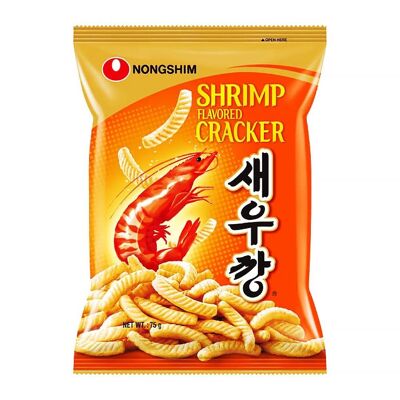 Shrimp flavoured cracker - saveur crevette 75G (NONGSHIM)