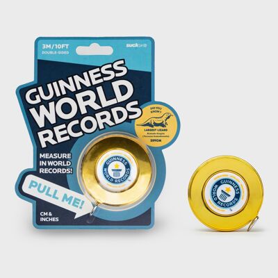 Cinta métrica Guiness World Records