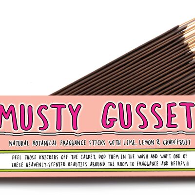 Divertidas barritas aromáticas Musty Gusset