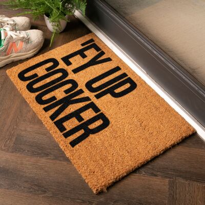 Ey Up Cocker Doormat