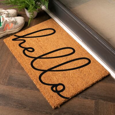 Hello Scribble Doormat