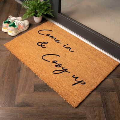 Cosy Up Country Size Coir Doormat