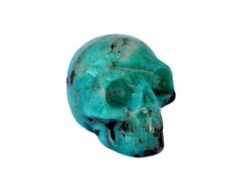 Crâne de cristal d'amazonite 5