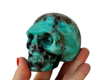 Crâne de cristal d'amazonite 6