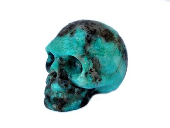 Crâne de cristal d'amazonite 8
