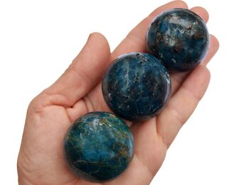 Pierre Sphère d'Apatite Bleue (25mm - 40mm) 10