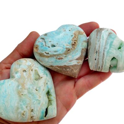 Cuore Aragonite Blu (50mm - 85mm)