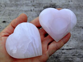 Coeur de Calcite Mangano Rose (50mm - 65mm) 5