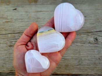 Coeur de Calcite Mangano Rose (50mm - 65mm) 6