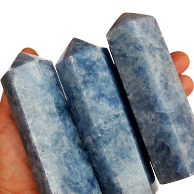 1.5 Kg Wholesale Lot of Blue Calcite Point (4-5 Pcs)