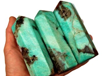 Lot de gros de 1,5 kg d'obélisque d'amazonite (4-5 pièces) 2