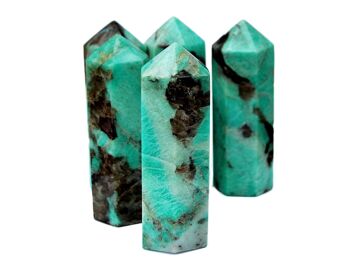 Lot de gros de 1,5 kg d'obélisque d'amazonite (4-5 pièces) 4