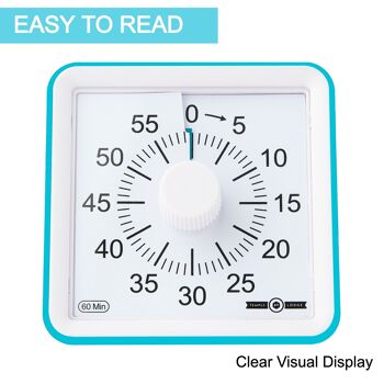 Minuterie visuelle de 60 minutes - Minuterie d'horloge pour les enfants 7