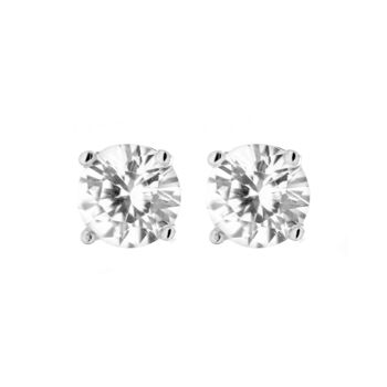 Boucles d'oreilles basiques en argent sterling 925 1