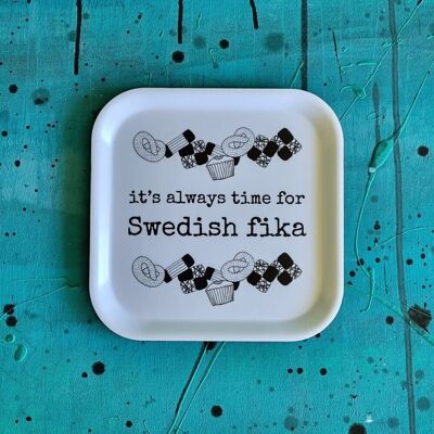 bandeja/plato para galletas SWEDISH FIKA 20x20 cm