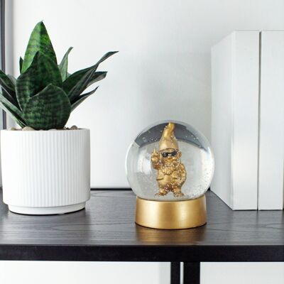 Globo di neve nano oro
