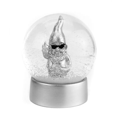 Boule à neige nain argent