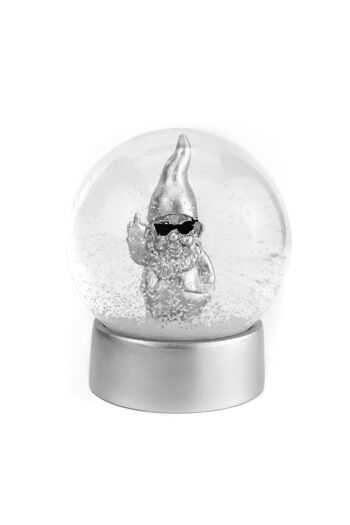 Boule à neige nain argent 1