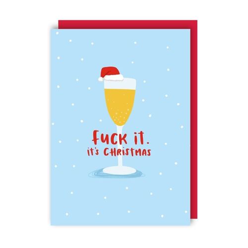 Fuck It Christmas Greeting Card pack of 6