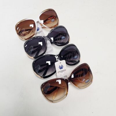 Mix of Visionmania women's sunglasses with silver or gold details