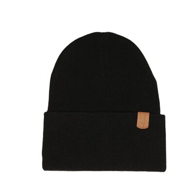 Gorro lana merino JAMES negro