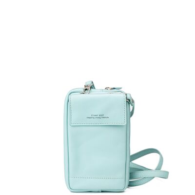 STAMP - Petra mobile bag, ST2031, woman, nappa leather, blue