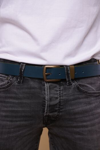 Ceinture OCTAVE bleu vert 2