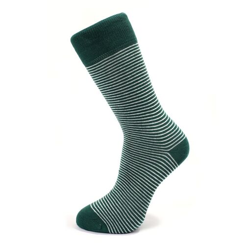 Green and jade stripes socks socks