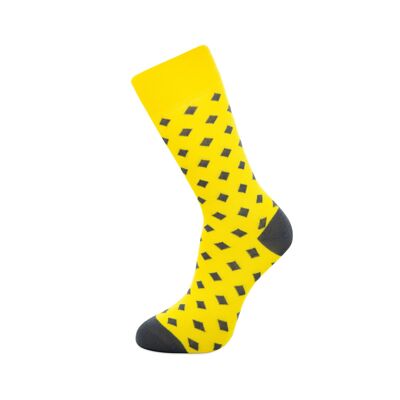 Chaussettes en bambou jaunes