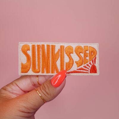 Sunkissed iron-on patch