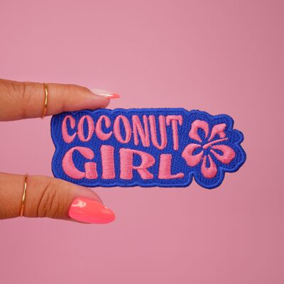 Coconut Girl iron-on patch