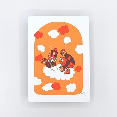 Decoración Amor Cabeza en las nubes A5