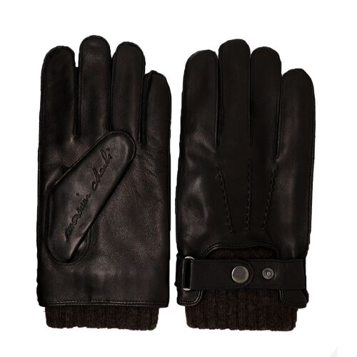 Gants en cuir HELORY brun