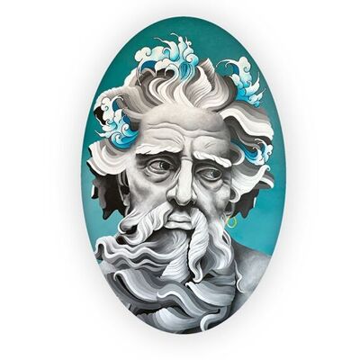 Poseidon cultural brooch and his cultural ebook