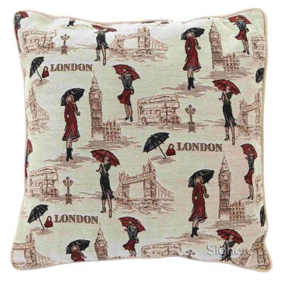 Miss Londres - Funda Cojín 45cm*45cm