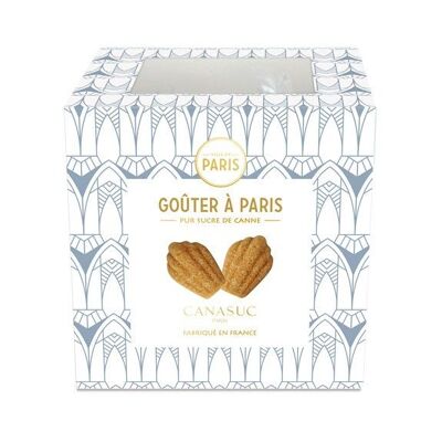 "  Taste in Paris", sugars in the shape of golden and delicious Madeleines.