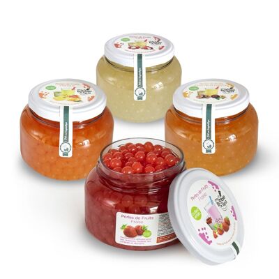 Perles de fruits Mix saveurs 4 X 450g