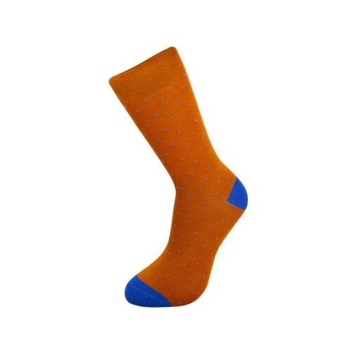 Camel Brown Dots Bamboo Socks