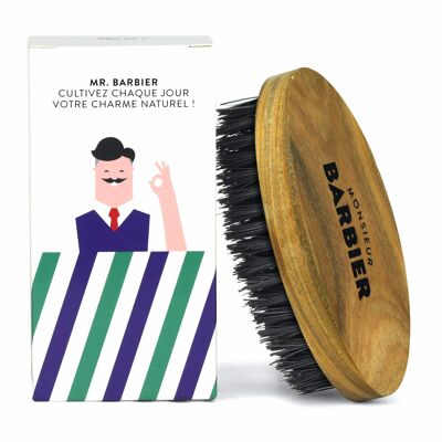 FINAL TOUCH - Cepillo para peinar barba y cabello
