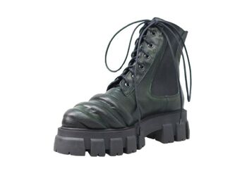 chaussures en cuir femme LEFOU VERT AW23 PAPUCEI 3